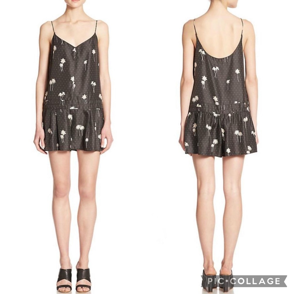 Rag & Bone Dune Palm street Print Romper Size 2
